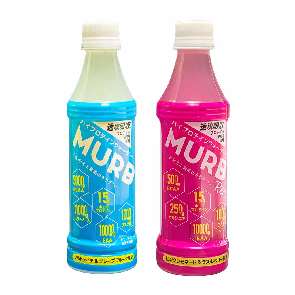 Amazon.co.jp: 2種12本ずつセット MURB そのまま飲めるプロテイン