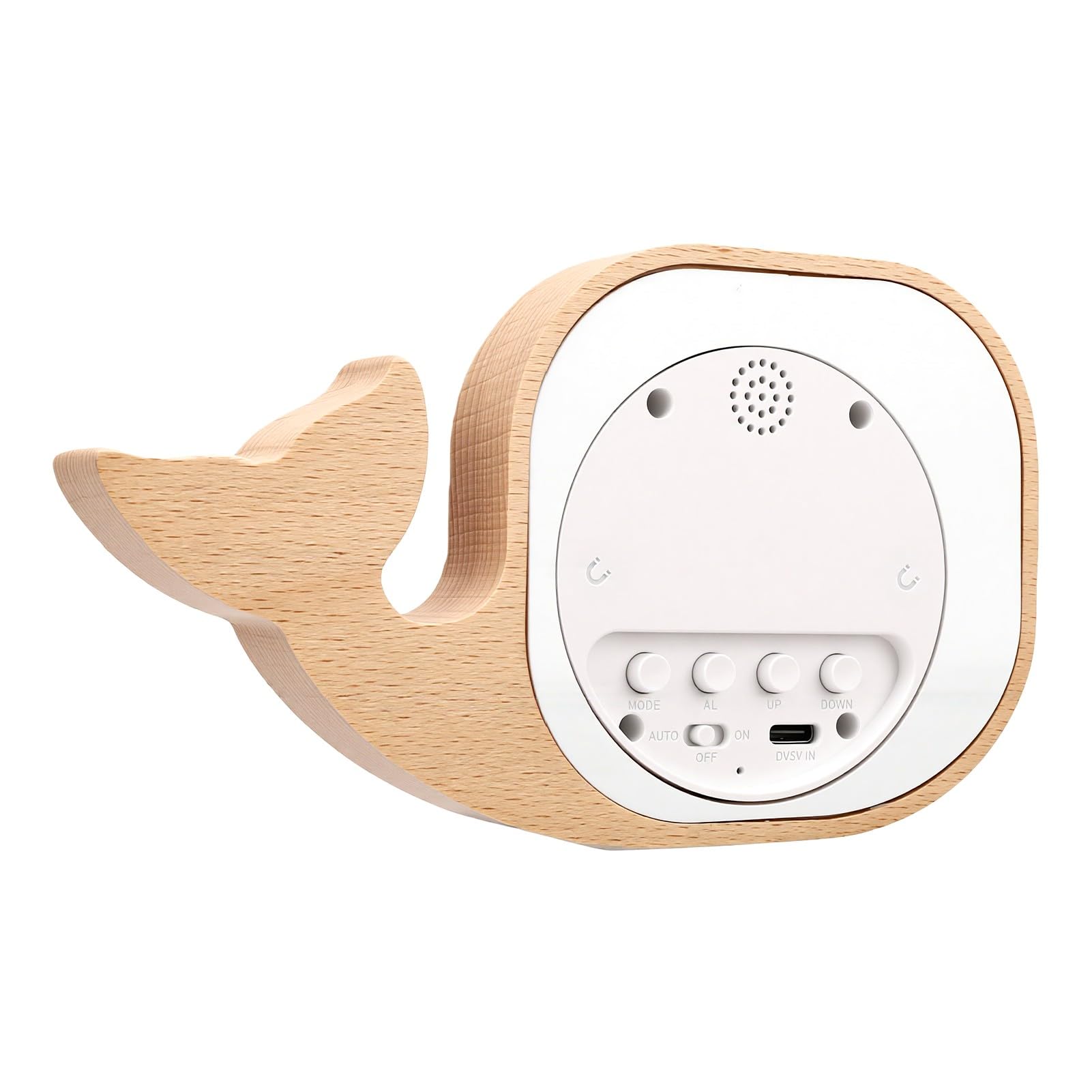 ASHATA Cartone Animato Balena Parete Solida Lampada Orologio Digitale