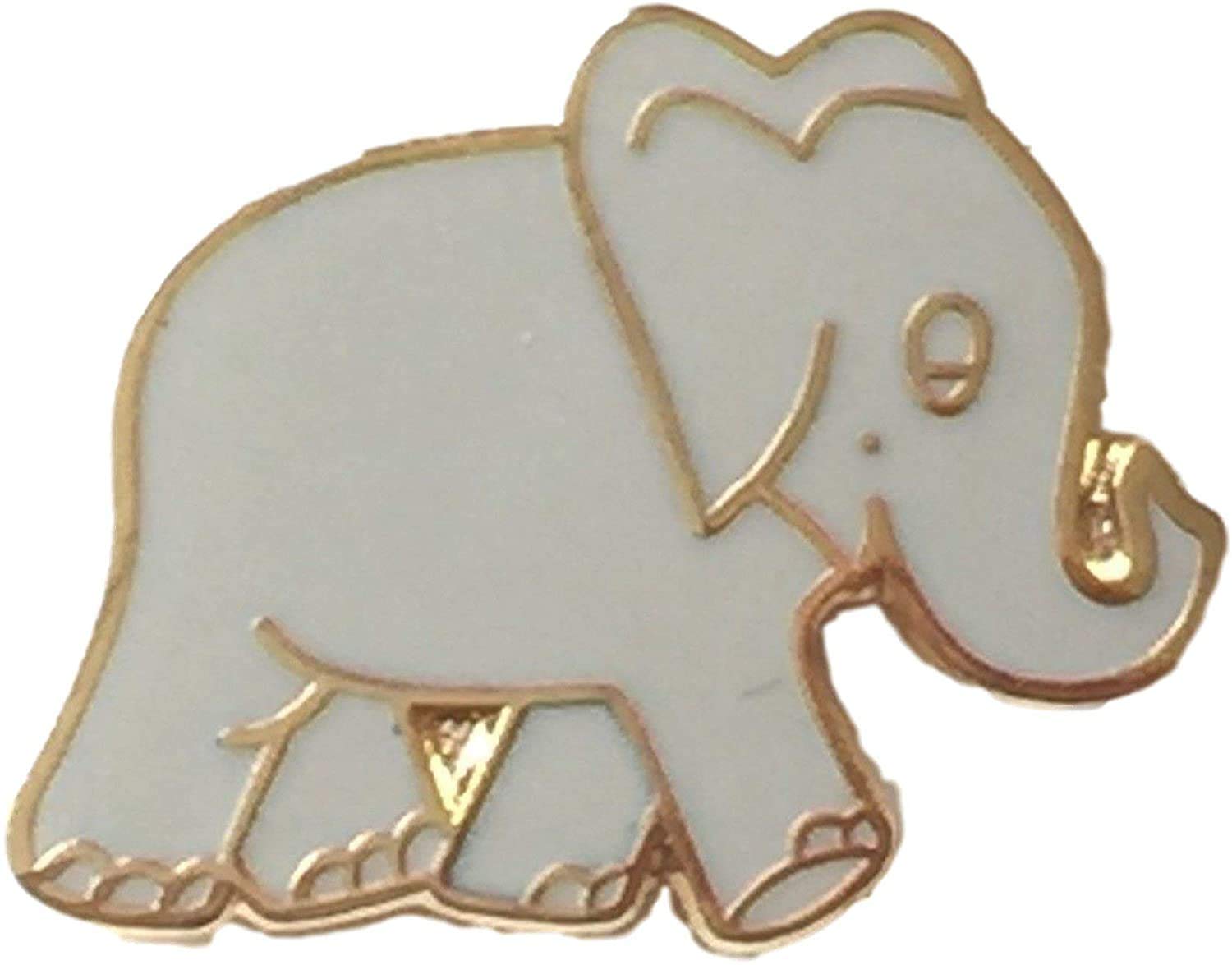 SmartbadgeSmartbadge® Elephant Grey Hard Quality enamel lapel pin badge