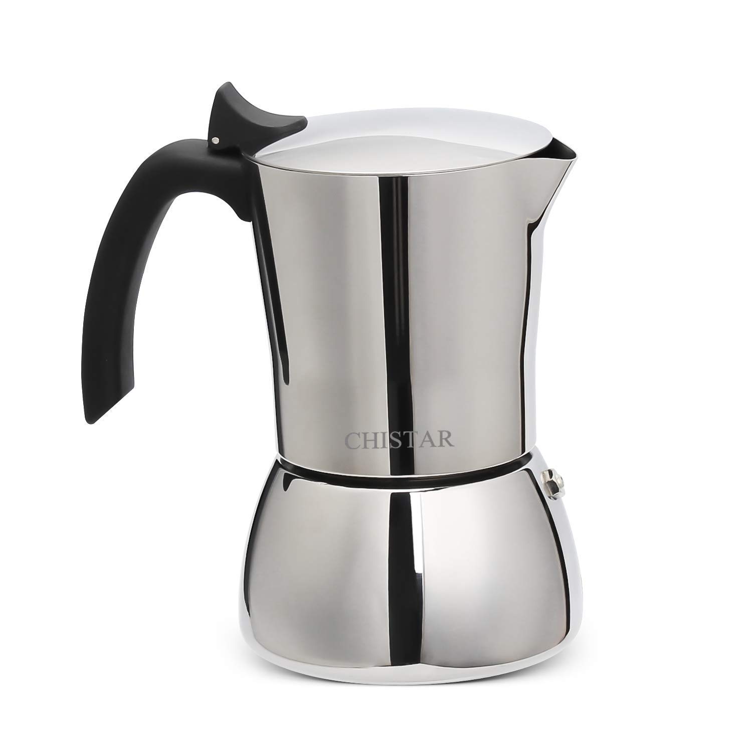 Buy Resnnih Stainless Steel Induction Stovetop Espresso Maker, Moka Pot