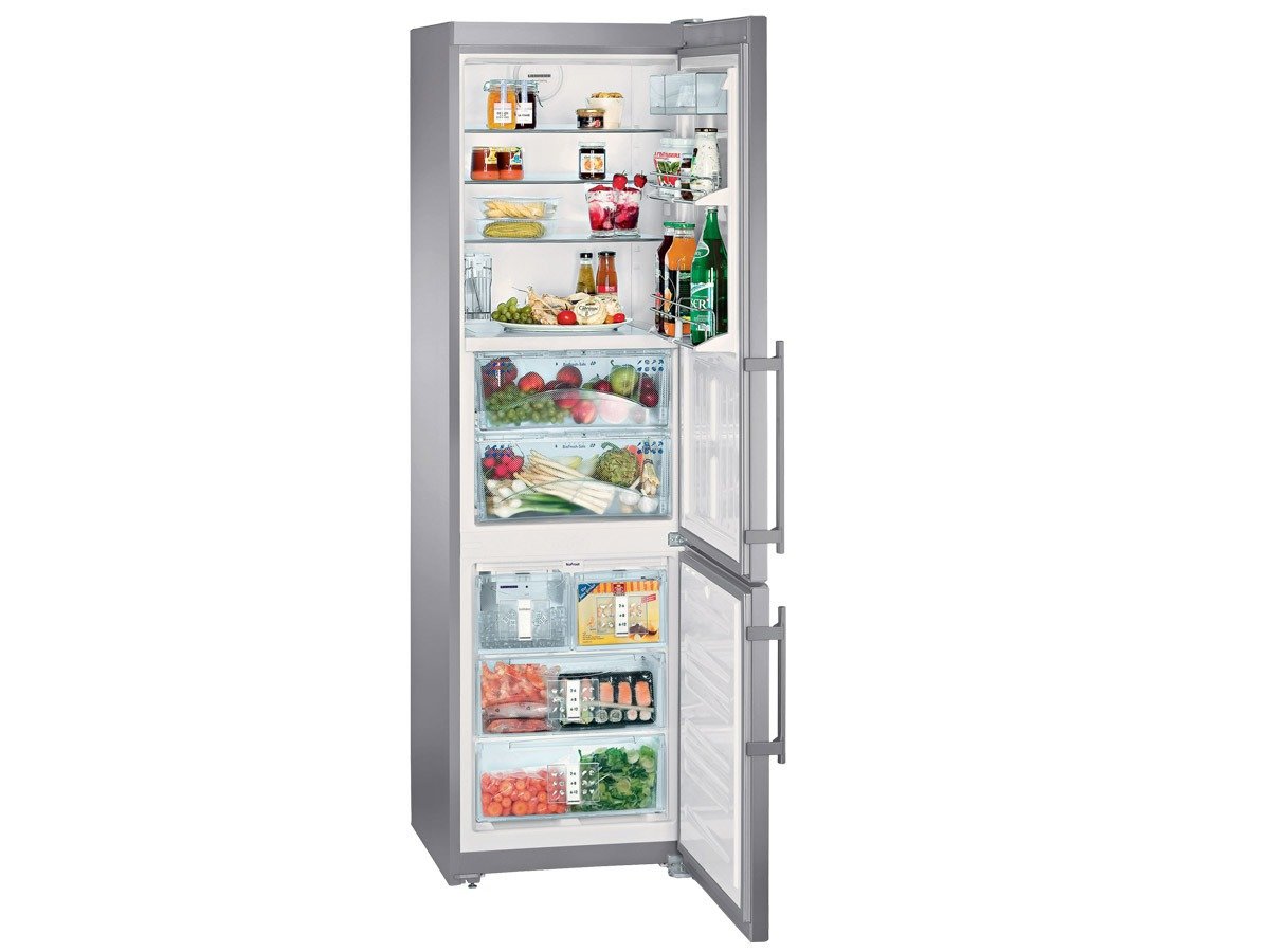 Liebherr CBNPes 3976 Premium Autonome 325L A++ Acier inoxydable réfrigérateur-congélateur - Réfrigérateurs-congélateurs (325 L, SN-T, 16 kg/24h, A++, Nouvelle zone compartiment, Acier inoxydable)