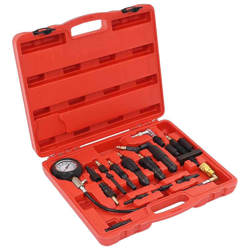 Kit de comprobación de compresión de motor diésel, ShGaxin Medidor Presión Neumáticos, Beta Herramienta, Comprobador, Comprobador Compresion Motor