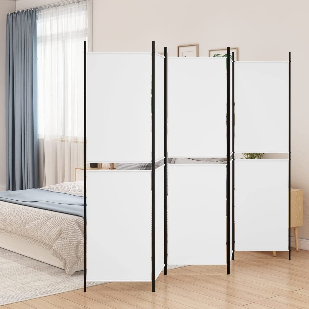 5-częściowy parawan parawan 250 x 200 cm tkanina, składana, ochrona prywatności, do salonu, sypialni, biura, na balkon, do ogrodu, oddzielna, przepuszczająca światło, wszechstronna, trwała