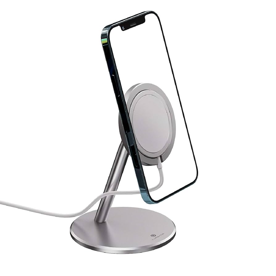 iPhone用磁石充電スタンド Mag-safe対応 Amazon.co.jp: ワイヤレス充電器 マグネット式 magsafe充電器