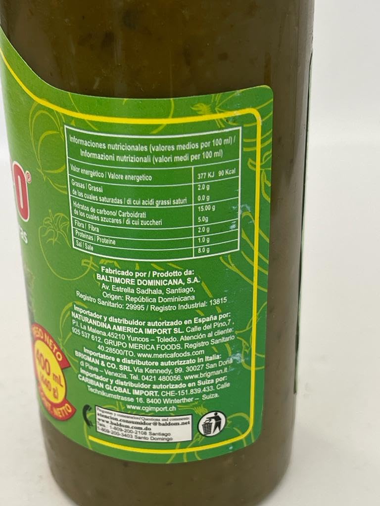 Sazon Ranchero Liquido Verduras BALDOM Mezcla de Especias Líquidas para Vegetales 440g
