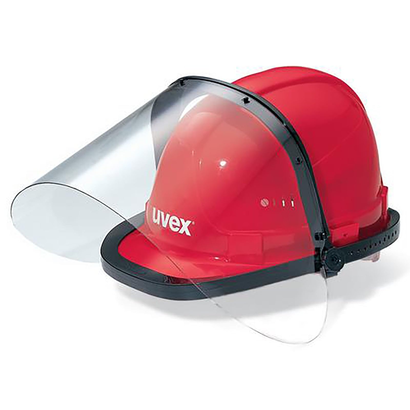 Uvex Visera facial 9721 de poliestireno, color incoloro, revestimiento antivaho