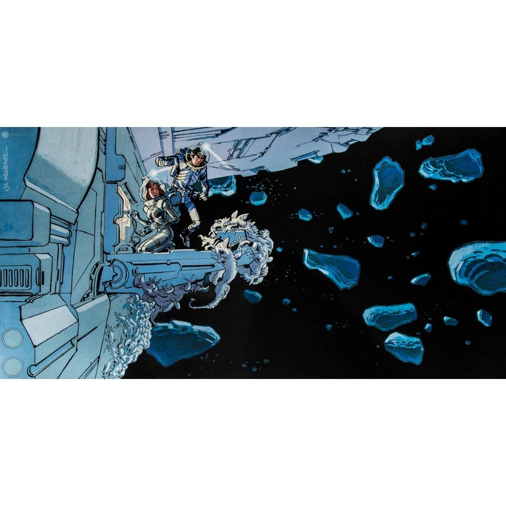Póster Cartel Offset Valérian Mézières, En el Espacio (50x25cm) artístico de colección
