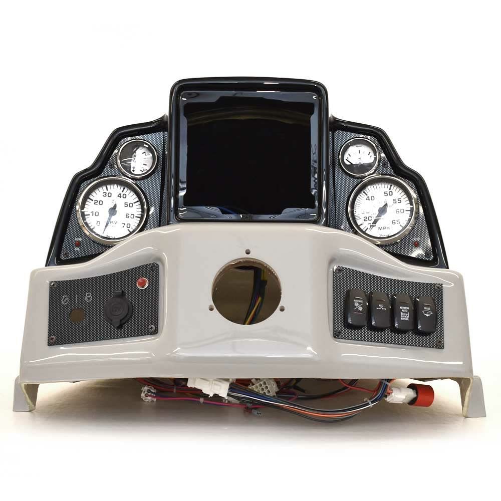 G3 Boat Gauge Dash Panel Console | Black/Gray Plastic