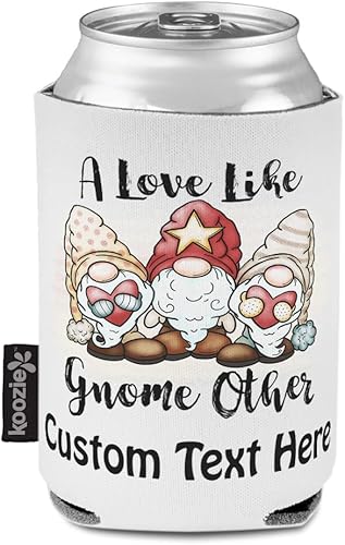 Fundas personalizadas de Navidad para latas, bebidas, enfriador, un amor como gnomo, otras navidades, Navidad, buceo, fiesta, cerveza, cubierta
