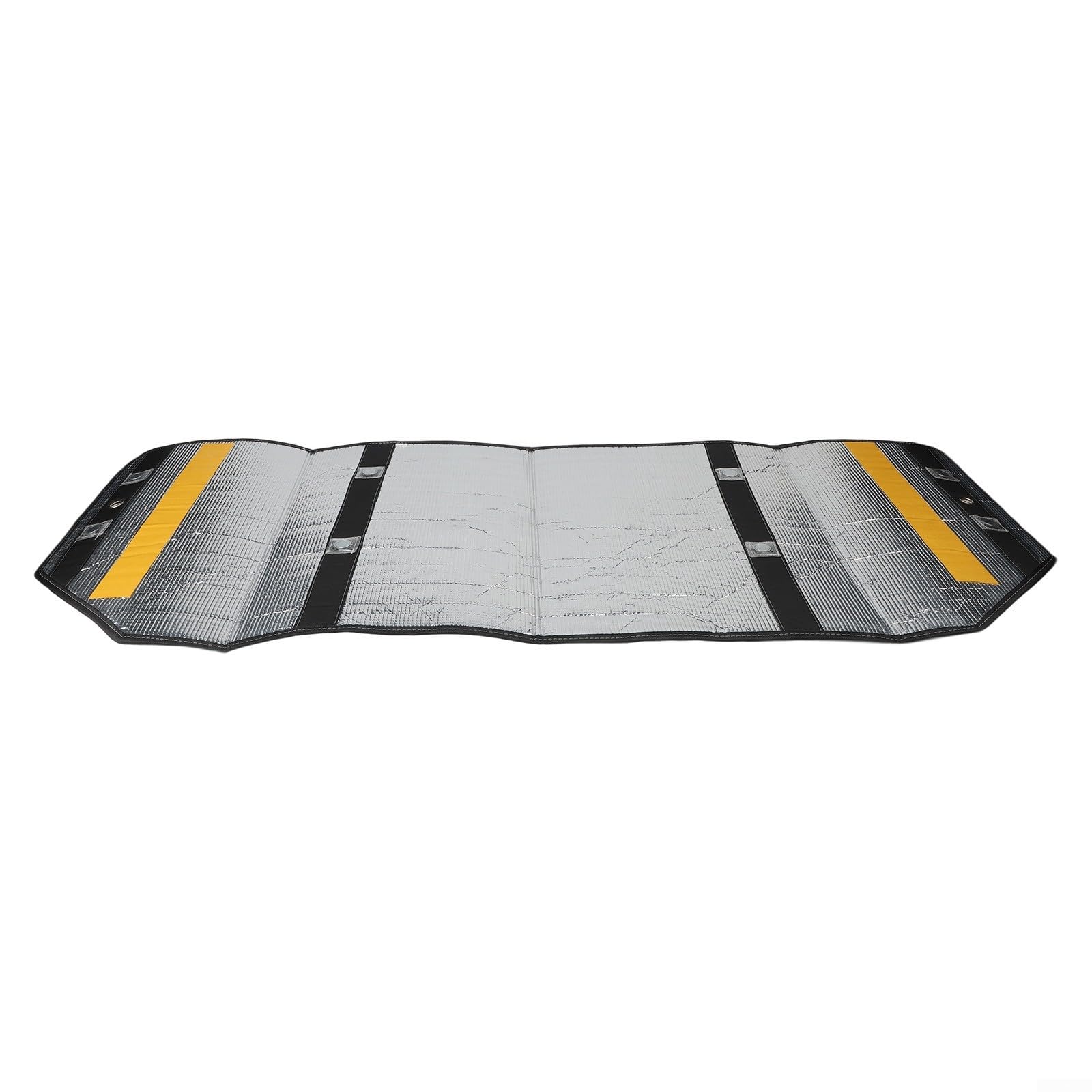 Copertura per condizionatore d'aria con foglio di alluminio isolante per protezione da sole e pioggia, resistente alle intemperie, per giardino e patio (110 x 45 cm)