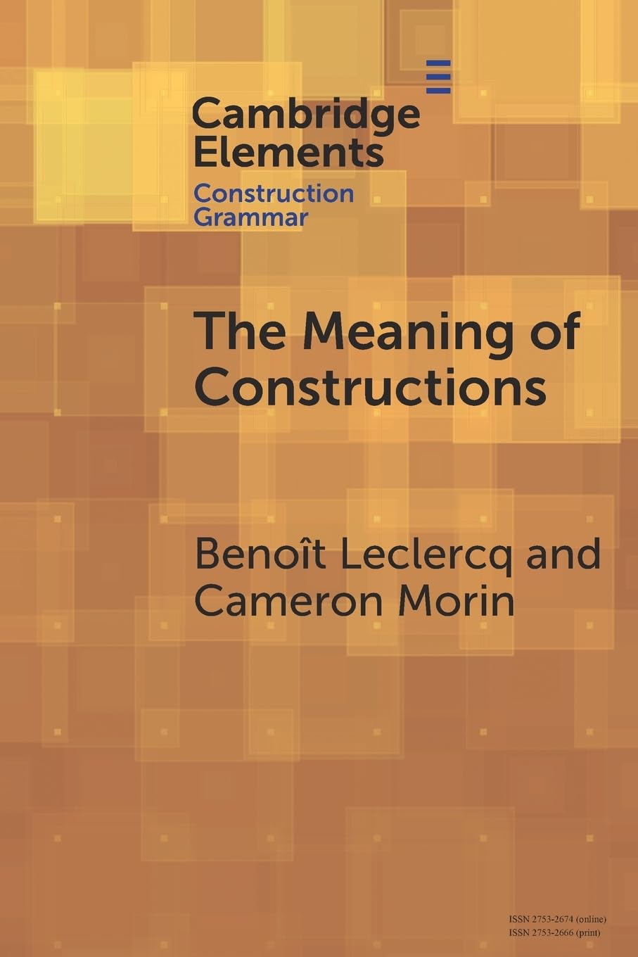 The Meaning of Constructions (Elements in Const. Leclercq, Leclercq, Mor PB**
