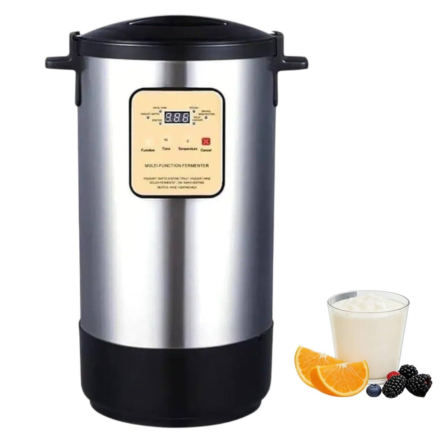 Fermentador de Yogur Eléctrico, Máquina de Fermentación Comercial Automática, Máquina de Fermentación Automática de Temperatura Constante para Yogur y Natto, Productor de Vino de Arroz 12L