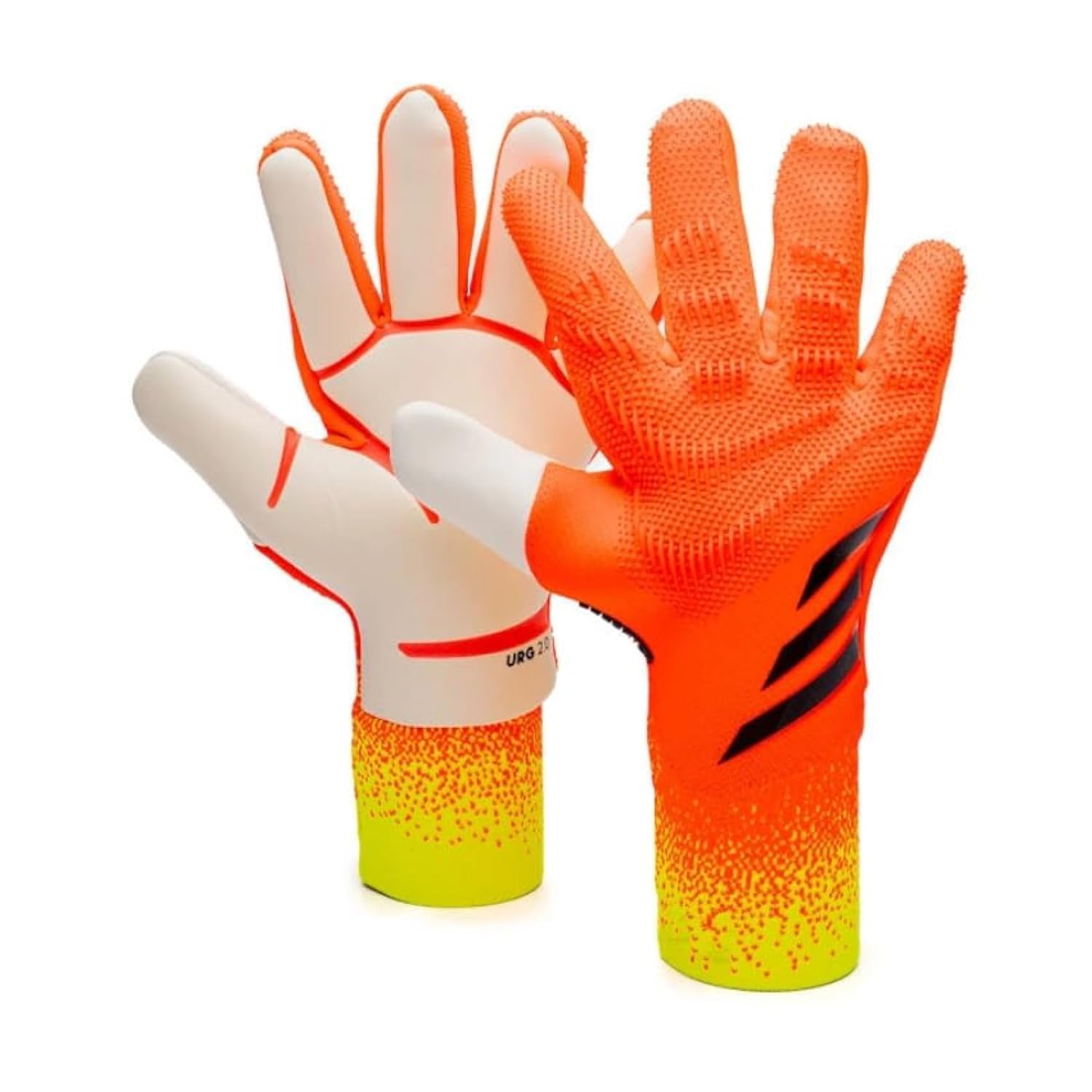 PLBSE Histarstore5 Soccer Goalkeeper Gloves Goalie Training Gloves Strong Grip Anti-Slip and Breathable for Adults and Children (Orange,7)