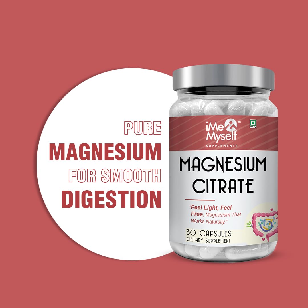 iMeMyself Magnesium Citrate Capsules - 30 Count | Dietary Supplement for Daily Wellness — Amazon image 6