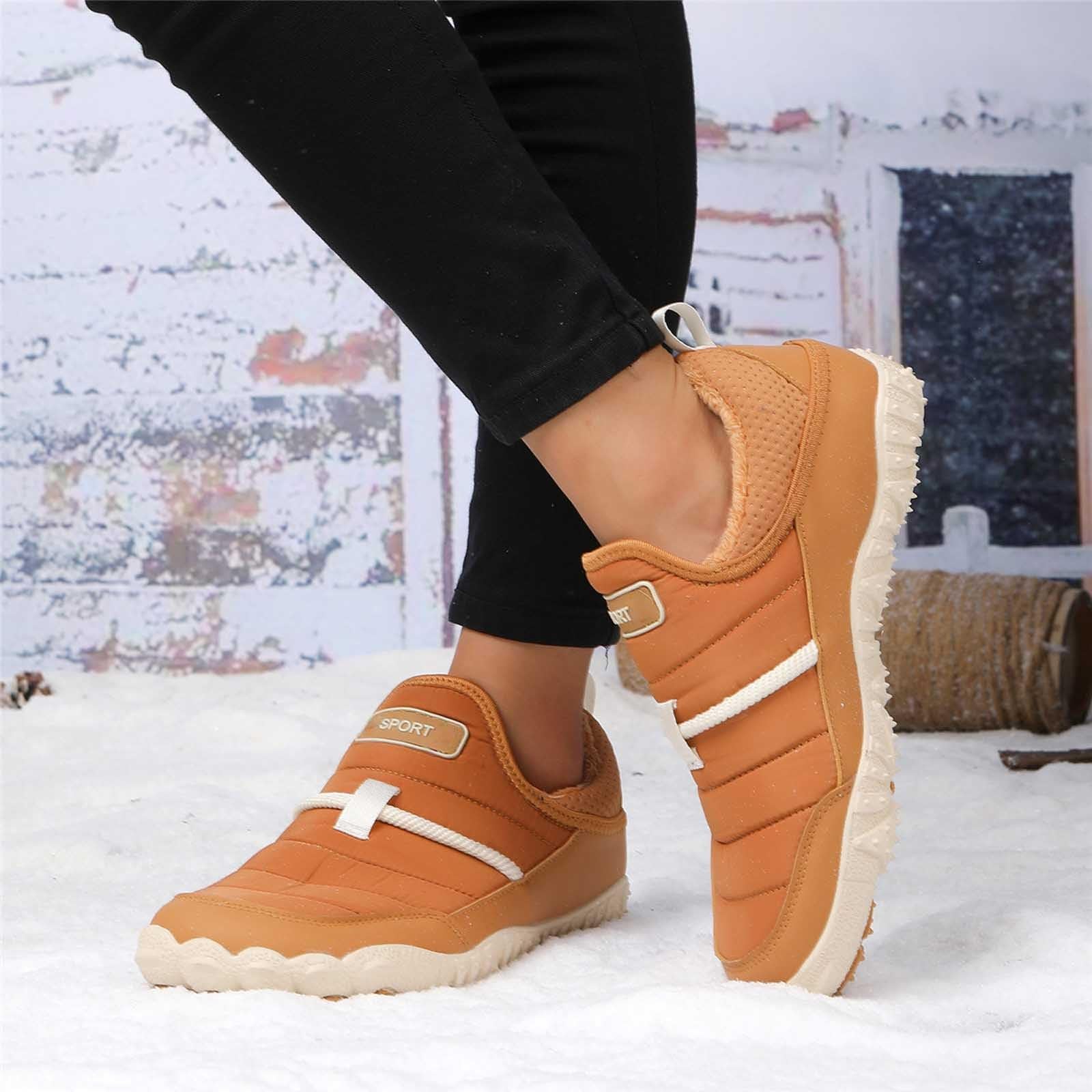 Stivaletti Donna Invernali Stivali Donna Invernali Scarponcini Impermeabili 45 Larga Con Pelliccia Scarpe Antinfortunistiche Interna Da Neve Ortopediche Trekking Comode On Plantare Estraibile Zeppa
