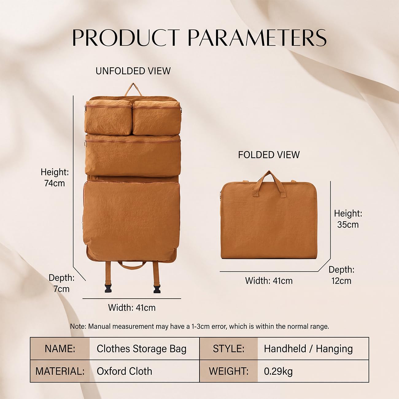 Packing Cubes Koffer Organizer - Koffer Organizer Hängend Für Reisen, Multifunktionaler Handgepäck, Reise Essentials Für Damen Herren White,41 * 35 * 12cm