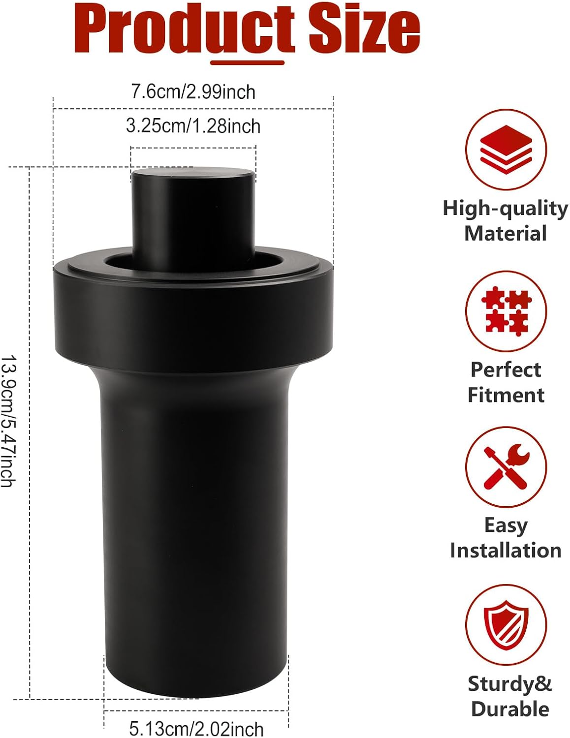 Front Output Seal Install Tool for Chevy GMC NP246 NP261 NP261XHD NP263 NP263XHD, T-M109RAC Adapt-A-Case Transfer Case Seal Installer, Compatible with 1998-Up Trucks