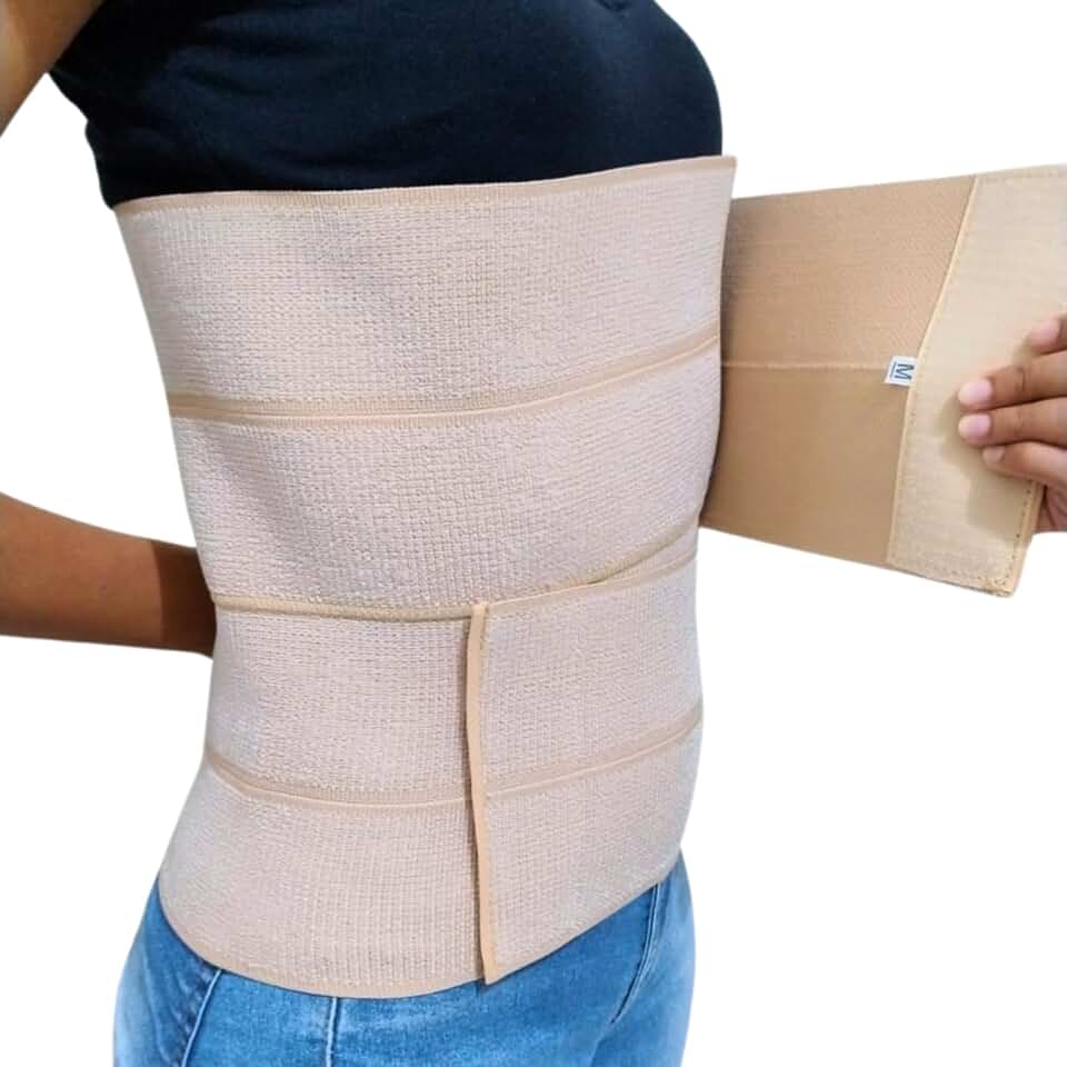 Cinta Faixa Abdominal Pós cirúrgica Lipo/Bariátrica 4 Gomos/Painéis (XGG)