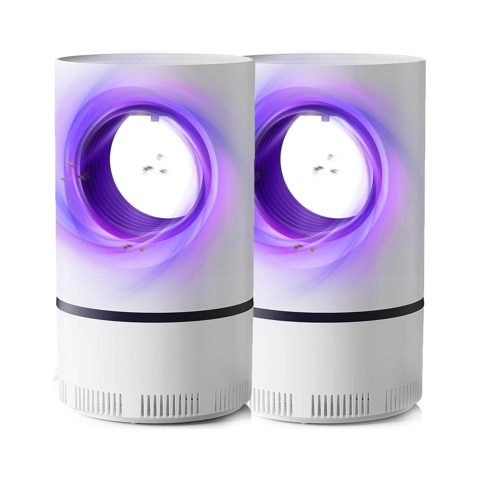 2PCS Fly Killer for the Home,Mosquito Killer Lamp USB Flies Electric Fly Zapper for Indoor Outdoor Flies Killers Mosquito Zappers Patio Insects Killers for Home,Kitchen