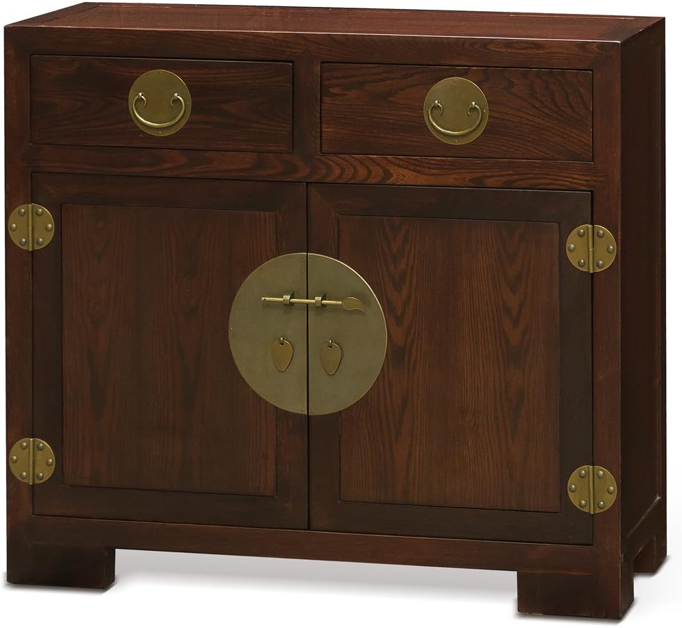 Mahogany Finish Elmwood Chinese Ming