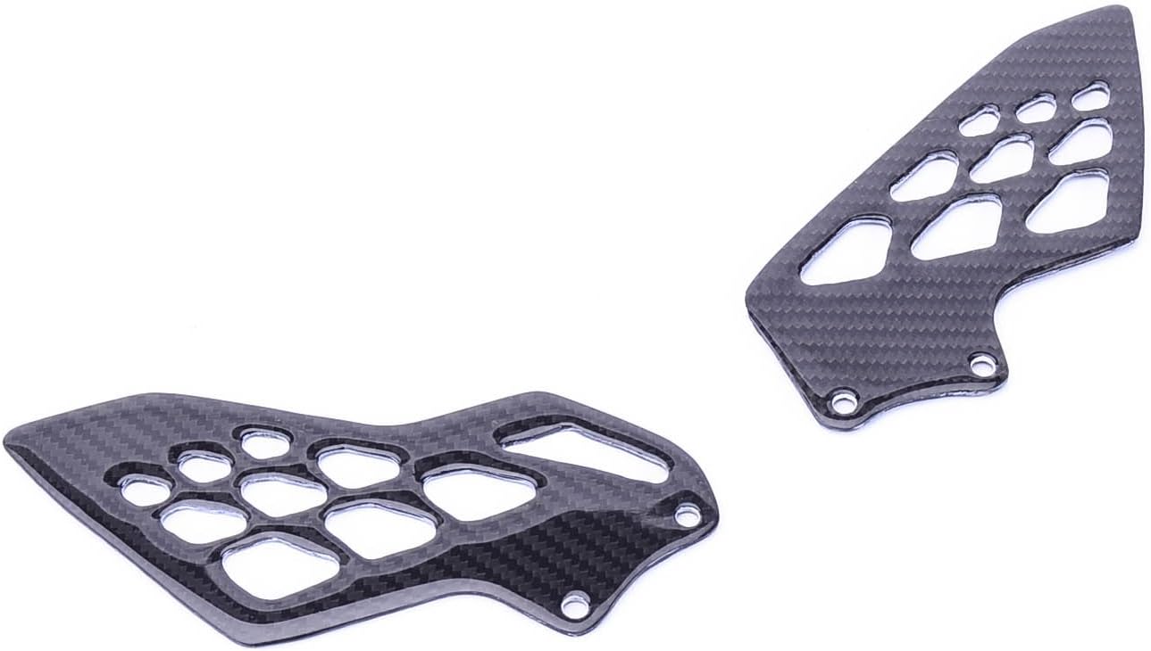 Bestem Carbon Fiber Heel Guard Rearset Cover Plates Twill for 2009-2019 BMW S1000RR 2014-2017 S1000R