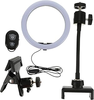 Hemobllo 1 Set 10 Inch Fill Light Live Broadcast Ring Light Photography Filling Light Filling Ring Light Laptop Ring Light Ring Light for Desk White 16c Video Plastic, Silicone, Abs Filling