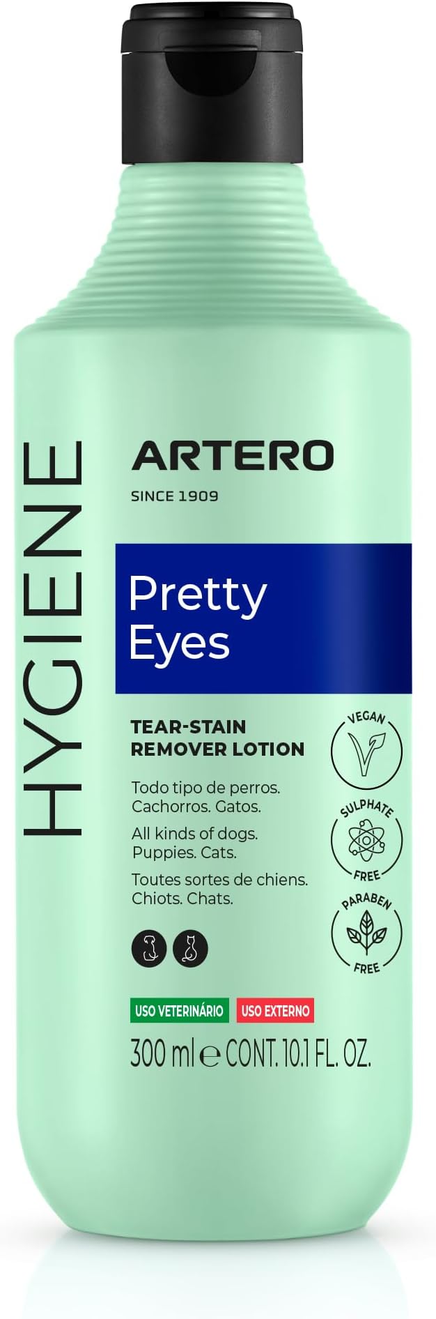 Pretty Eyes. Tear Stain Remover. Professional grooming eye cleaner & stain reducer.