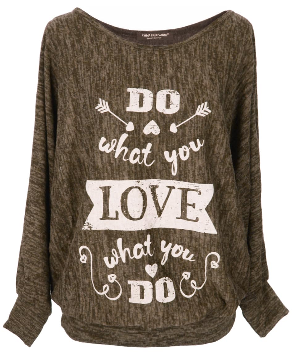 Emma & Giovanni - Pullover/Sweatshirt Love Loose Fit - Damen