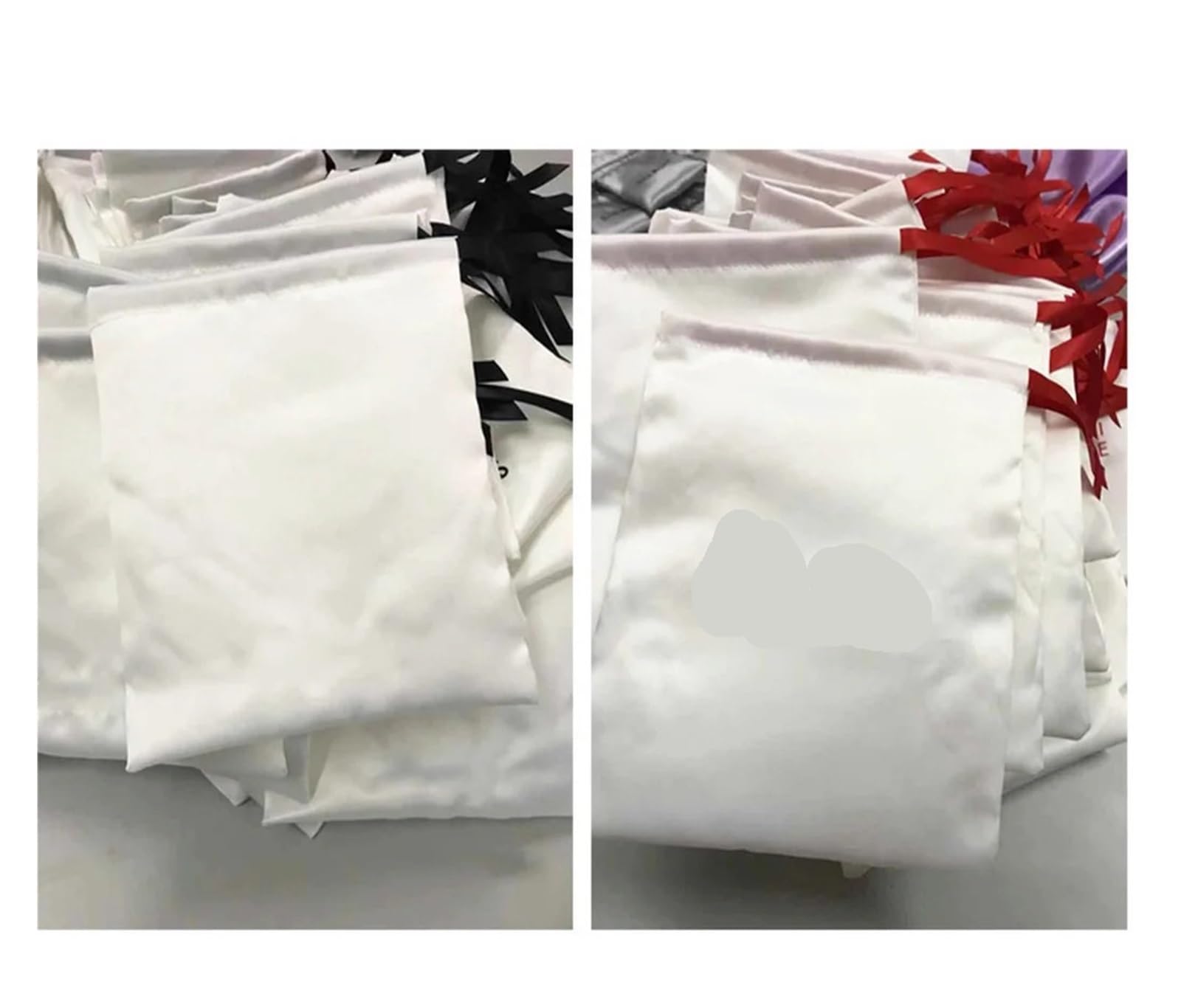 Satin Verpackungsbeutel Satin-Schmuckverpackungsbeutel, Seiden-Beutel Mit Kordelzug, Party-Süßigkeit, Geschenk, Kosmetik, Party-Armband, Perle, Luxusbeutel, Individuell Bedrucktes Logo(8x10cm)