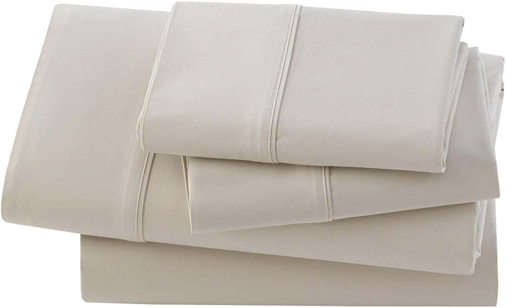 Kassatex Bamboo Sheet Set (Full/Queen, Bisque) Home & Kitchen