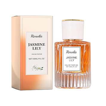 AMALIA Jasmine Lily Eau de Parfum for Women, Elegant Floral Fragrance, 30ml/1fl oz