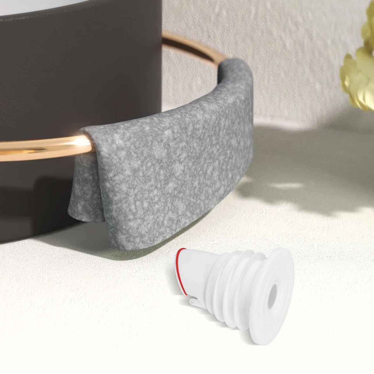 Paquete de 5 anillos de sellado de drenaje antiolor, resistentes a altas temperaturas, perfectos para instalación de baños y tuberías, eficaz prevención de reflujo y fiables