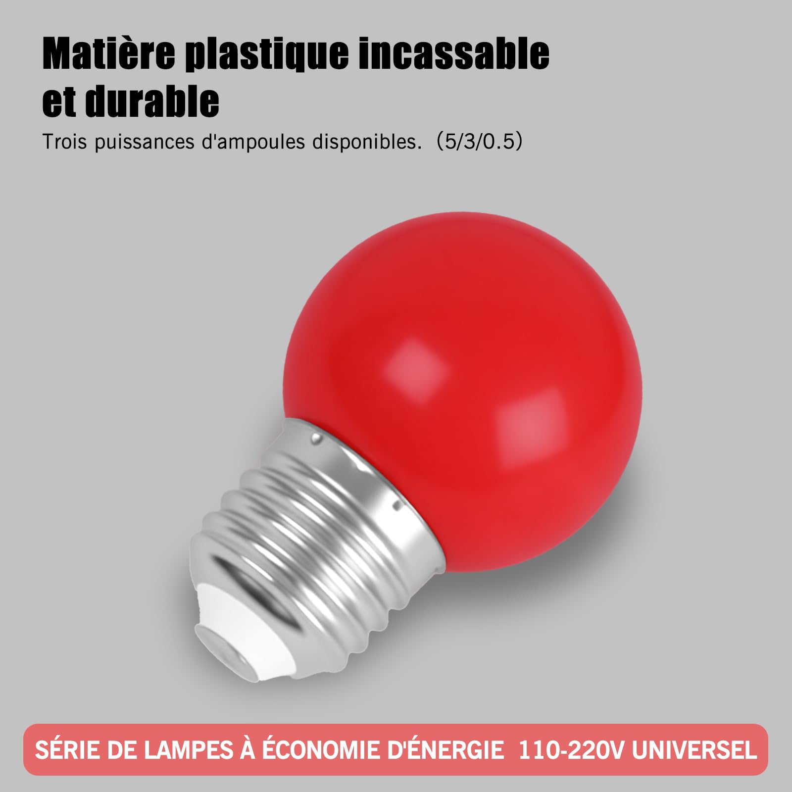 eTone Dunkelkammer SafeLight, Rote LED-Schreibtischlampe mit Clip, 360 Grad einstellbar, geeignet für Die Verarbeitung Von S/W-Film und S/W-Druckpapier (0.5W)