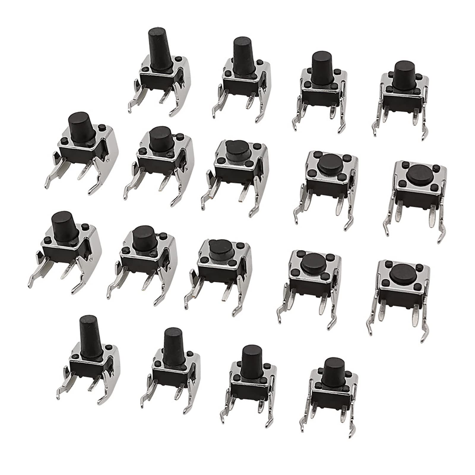 Bouton-poussoir tactile 6x6mm avec micro interrupteur à angle droit pour carte PCB