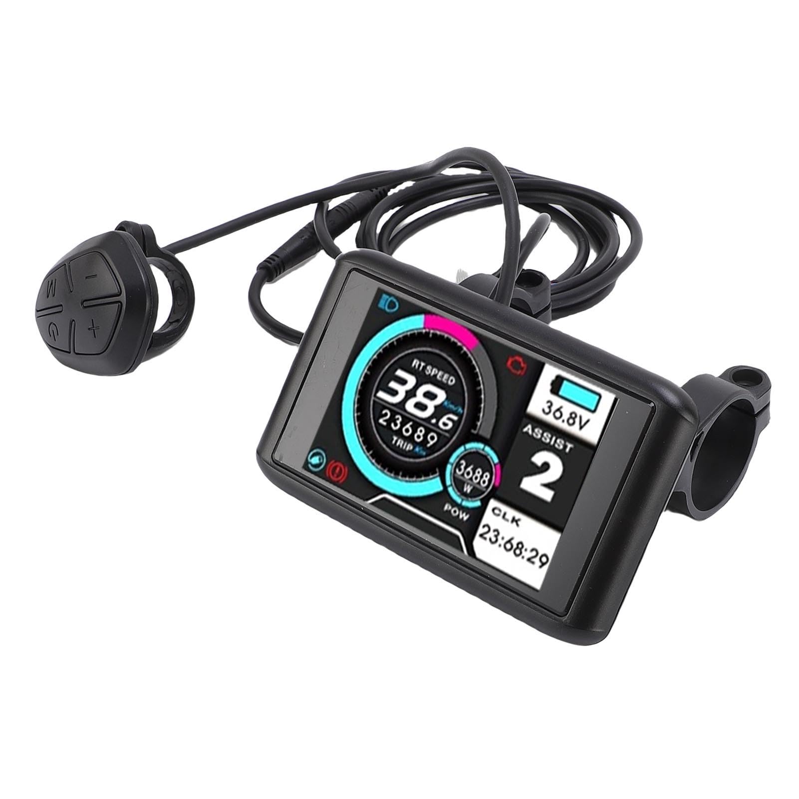 Pannello di Controllo LCD Elettrico Impermeabile Misuratore di Controllo Leggero e Versatile per Scooter Elettrico, Installazione Semplice, Perfetto per i Pendolari