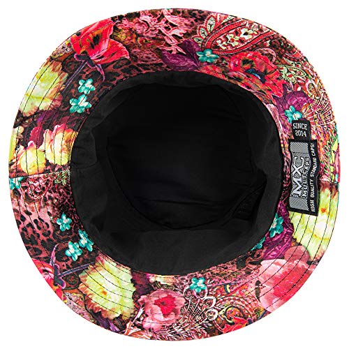 Chapéu Bucket Hat MXC BRASIL Estampado Flores Floral Tamanho:Único;Cor:Rosa