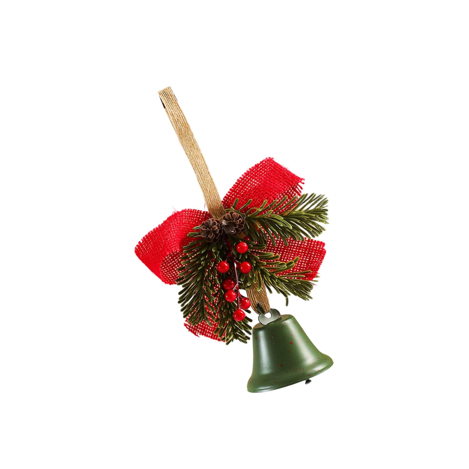 KAQNTUD Christmas Bells for Hanging, Decorative Tree Decorations, Bows for Hanging, for Home, Bells Ornaments, Tree Decorations for Parties, Indoor and Outdoor Use