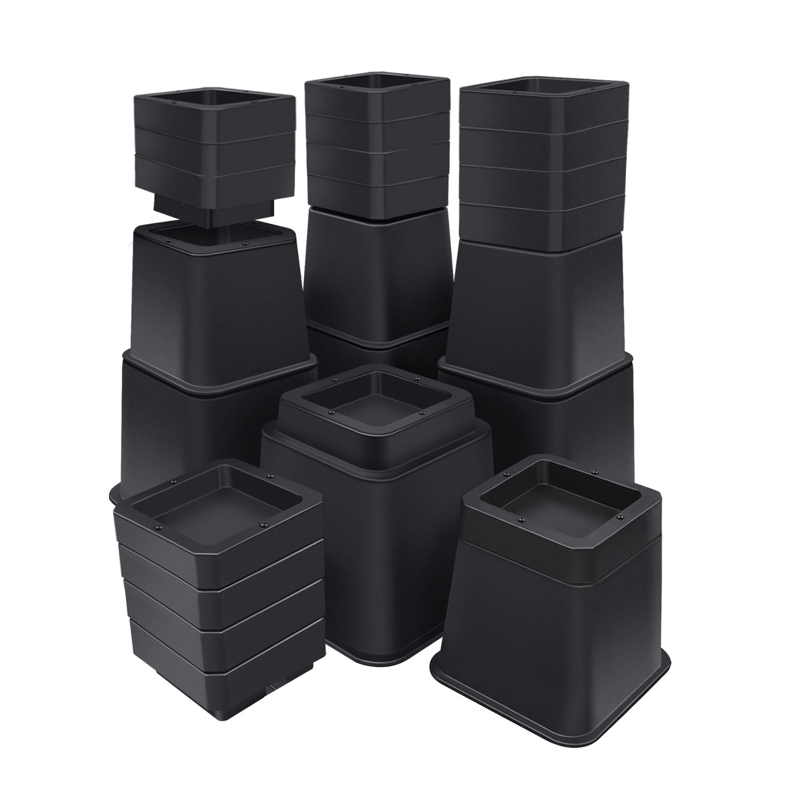 ANNKUT Bed Risers 12 Inch Heavy Duty