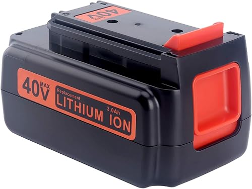 Miniatura 7 de Biswaye Batería de litio de 40 V 3.0 Ah compatible con Black & Decker 36 V40 V Max LBX2040 LBX1540 LBX2540 LBXR2036 LBX2240 LBXR36 36 V40 V Max