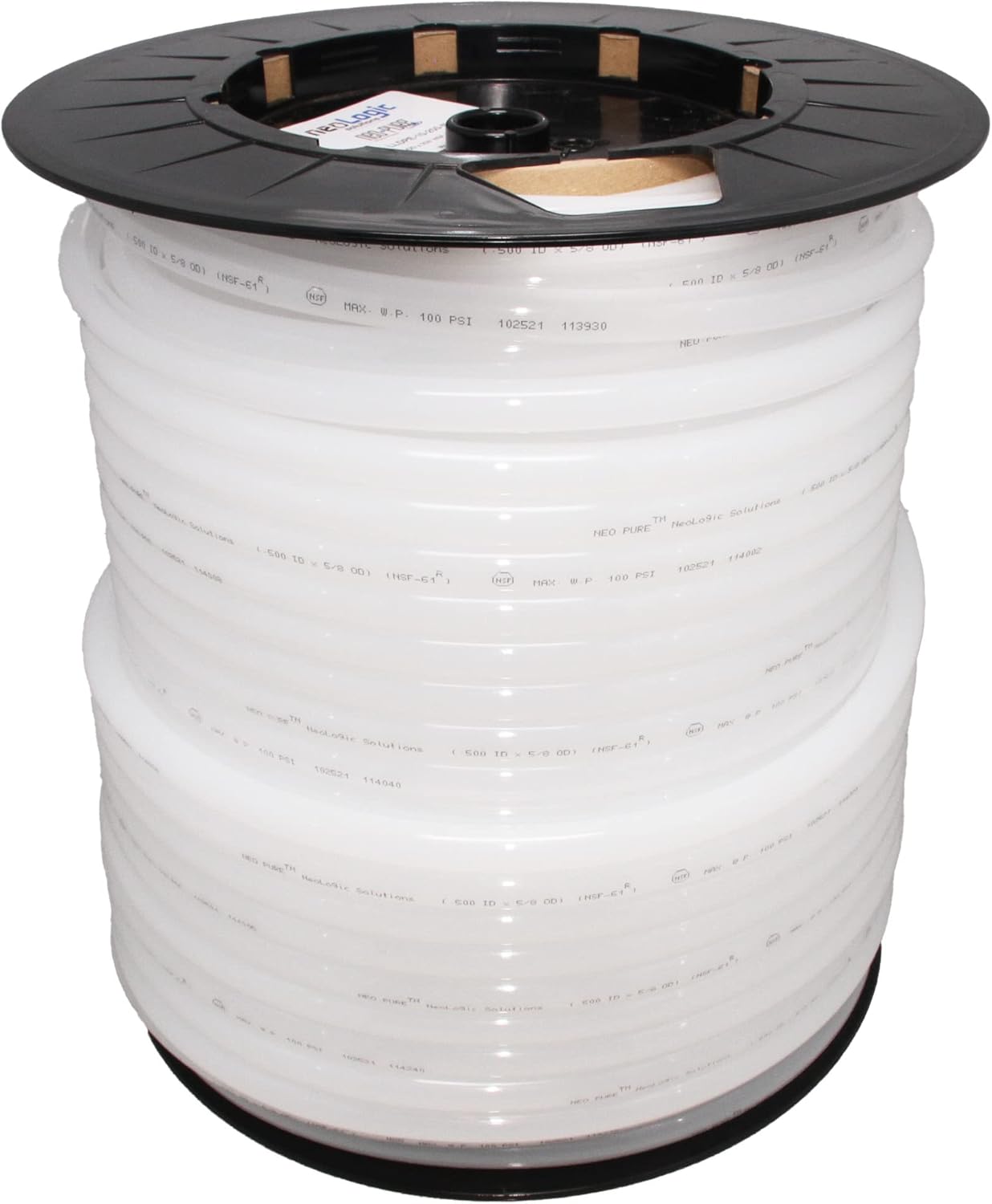 Neo-Pure - 3/8" OD LLDPE Polyethylene Tubing 500 ft Roll | Flexible and Durable Hose for Water Filtration, Beverage Dispensing, Air Line, and Fluid Transfer Applications (Natural)