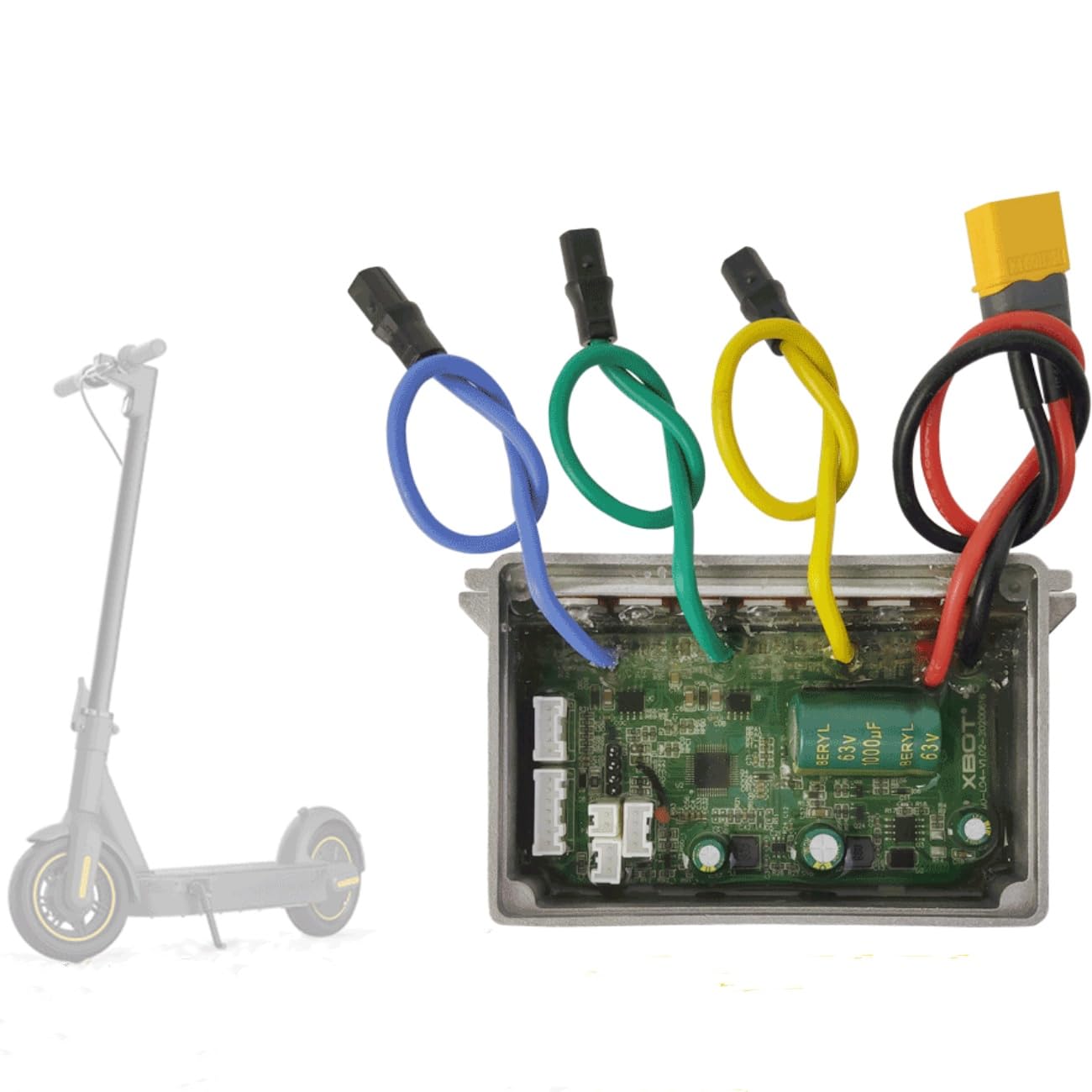 Wokyo Electric Scooter Controller 36V for Segway Ninebot Max G30 Control Skateboard Scooter Controller Accessories Parts 300W E-Scooter Controller Replacement Part