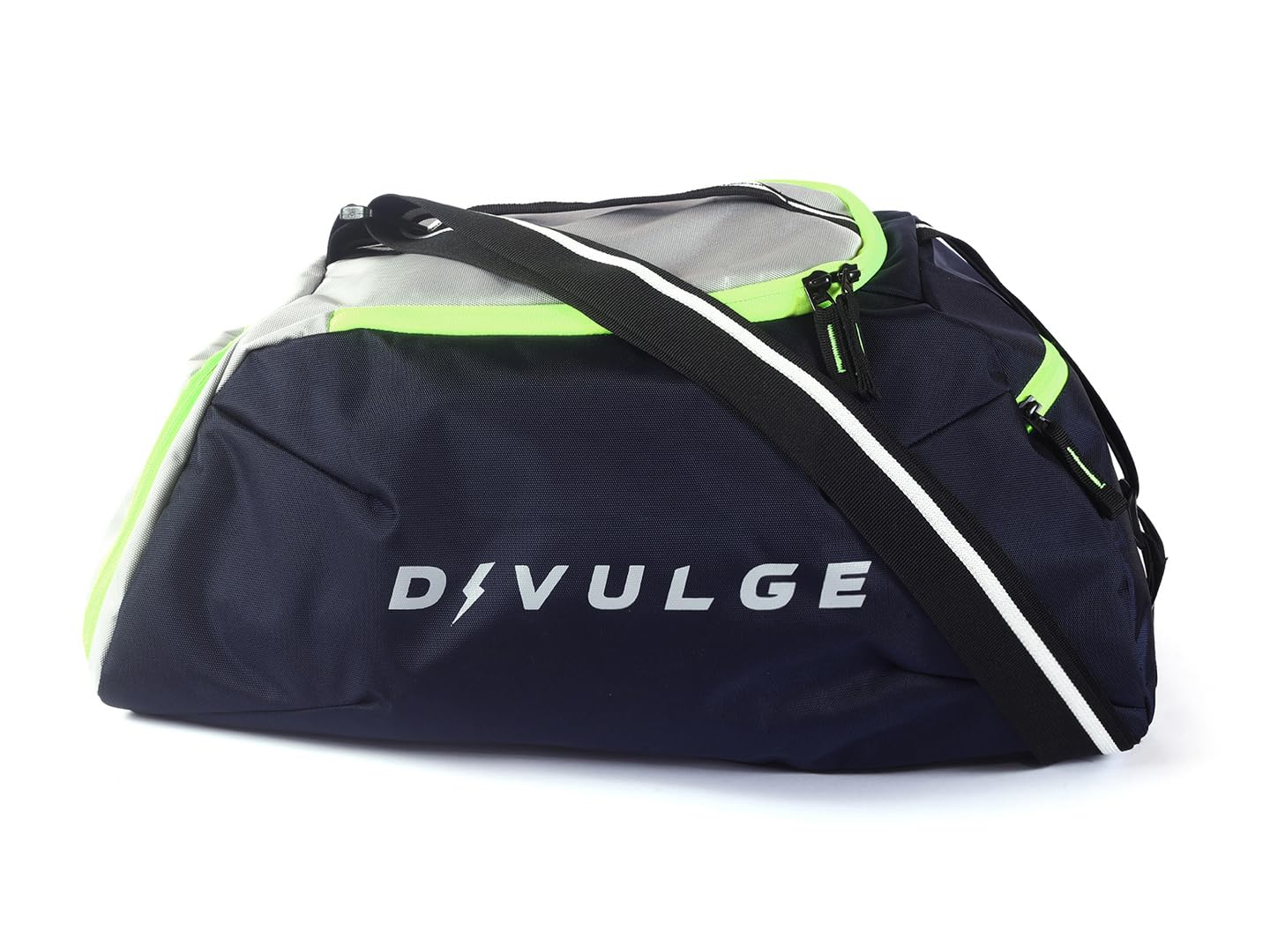 Training Duffel/Gym/Sports Bag With Separate Shoe/Laundry Compartment for Men and Women - 27 Litres Water Resistant (Silver)-image-9