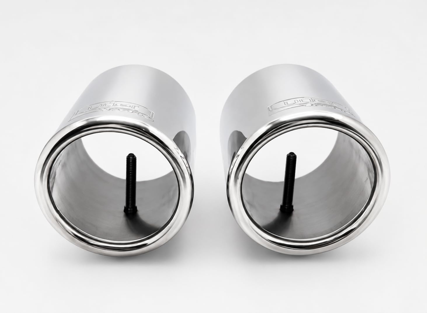 2x Auspuffblende Endrohr kompatibel MX5 MX-5 ND ab 2015 2x 65mm rund