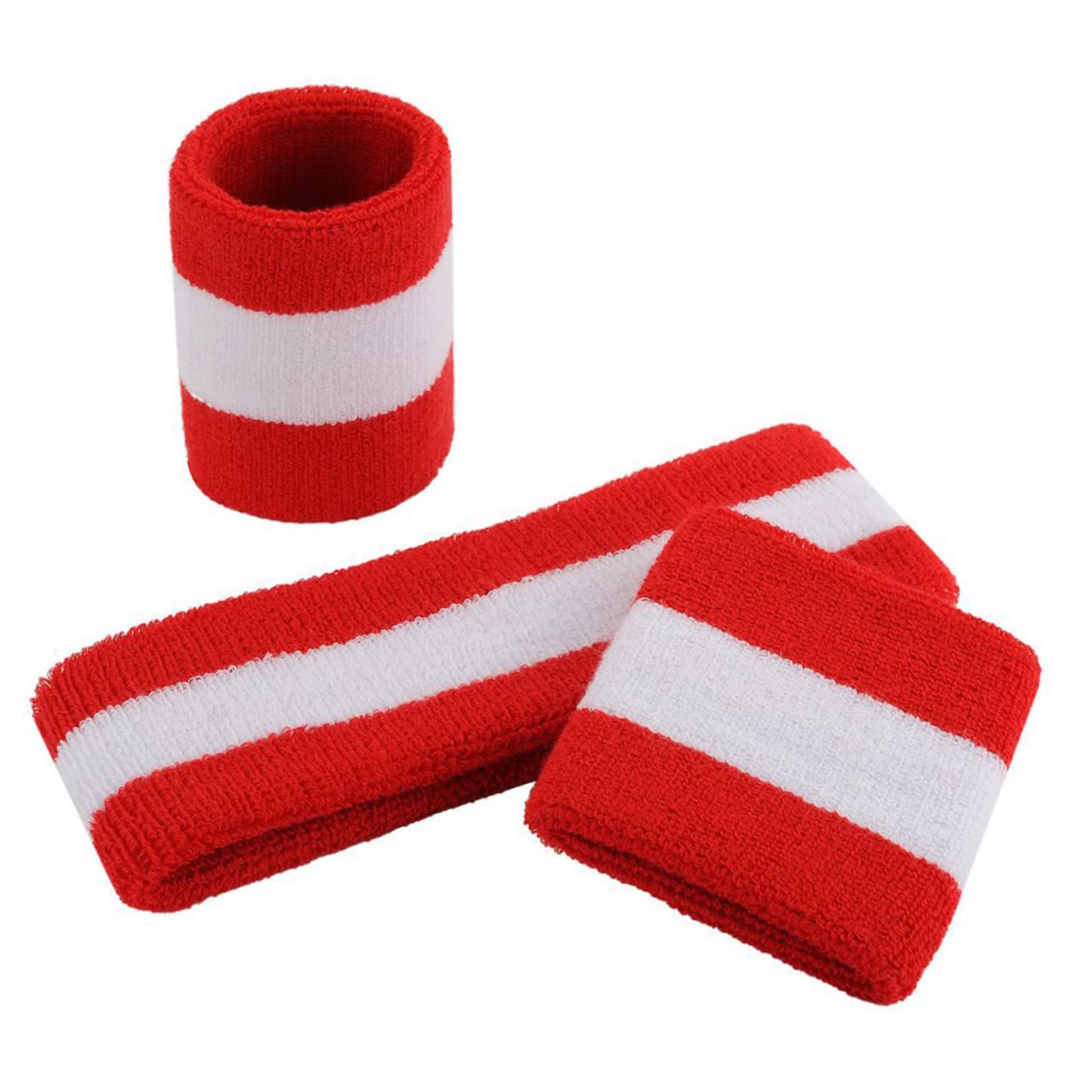 Toddmomy Braccialetto per fascia sportiva fodera della fascia tergisudore fascia antisudore Uomini fascia per Polsino sportivo con fasce per il sudore fascia atletica cotone