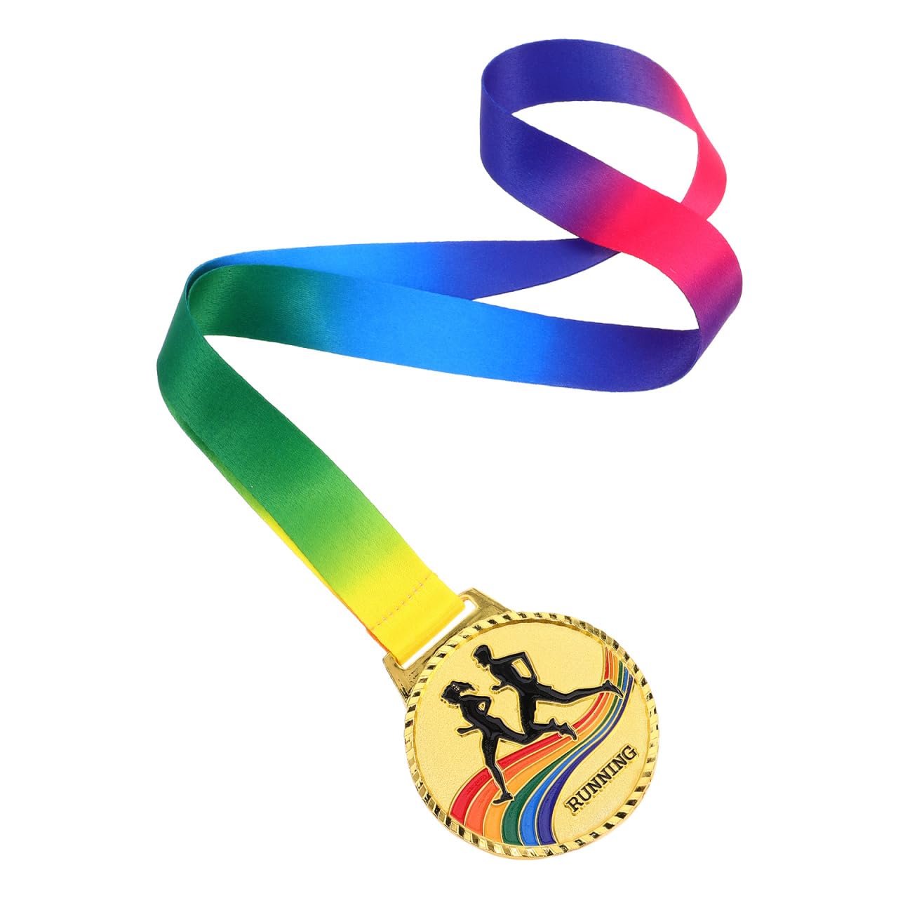 VICASKY Medaille Trophée Sportif Mésaille d'or, MéDailles Métal DiamèTre 7 Cm avec Collier pour Enfants étudiants Compétition Récompenses des Sports Jeux La Fête Récompense Les Gagnants Sportives - 1