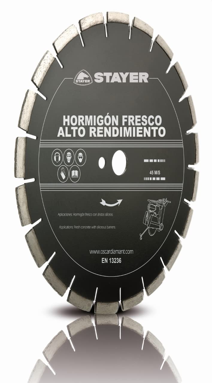 Disco de diamante, HORMIGÓN FRESCO ALTO RENDIMIENTO Ø500mm