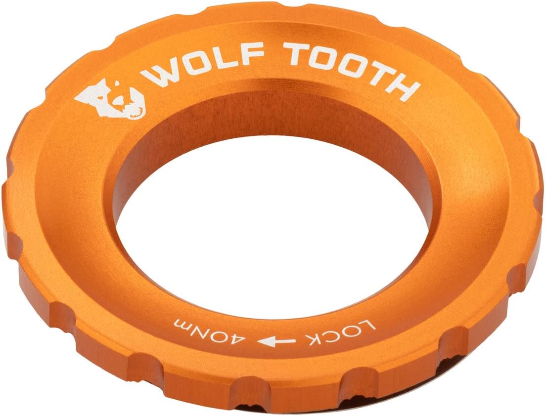 Wolf ToothCentrelock Rotor Lockring Orange | Customisable Bike Accessories And Components Precision Engineered
