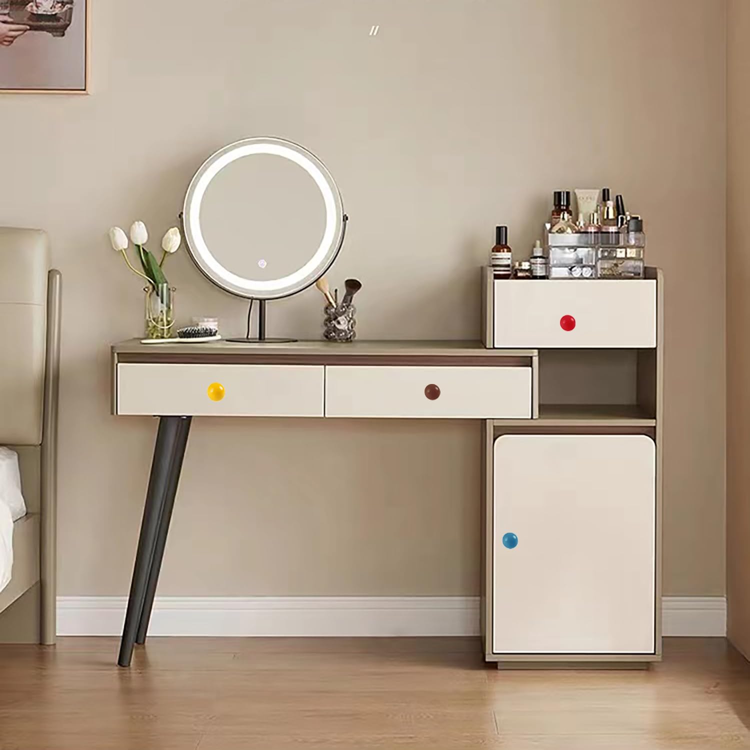 Pomelli Per Cassetti In Ceramica | 8 Pezzi Multicolore | Con Viti | Per Mobili Cucina, Camera Bambini | Sfera Decorativa - Foto 5