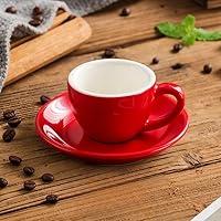 Amazon | カラフルなセラミック製コーヒーカップ 75ml デミタスカップ