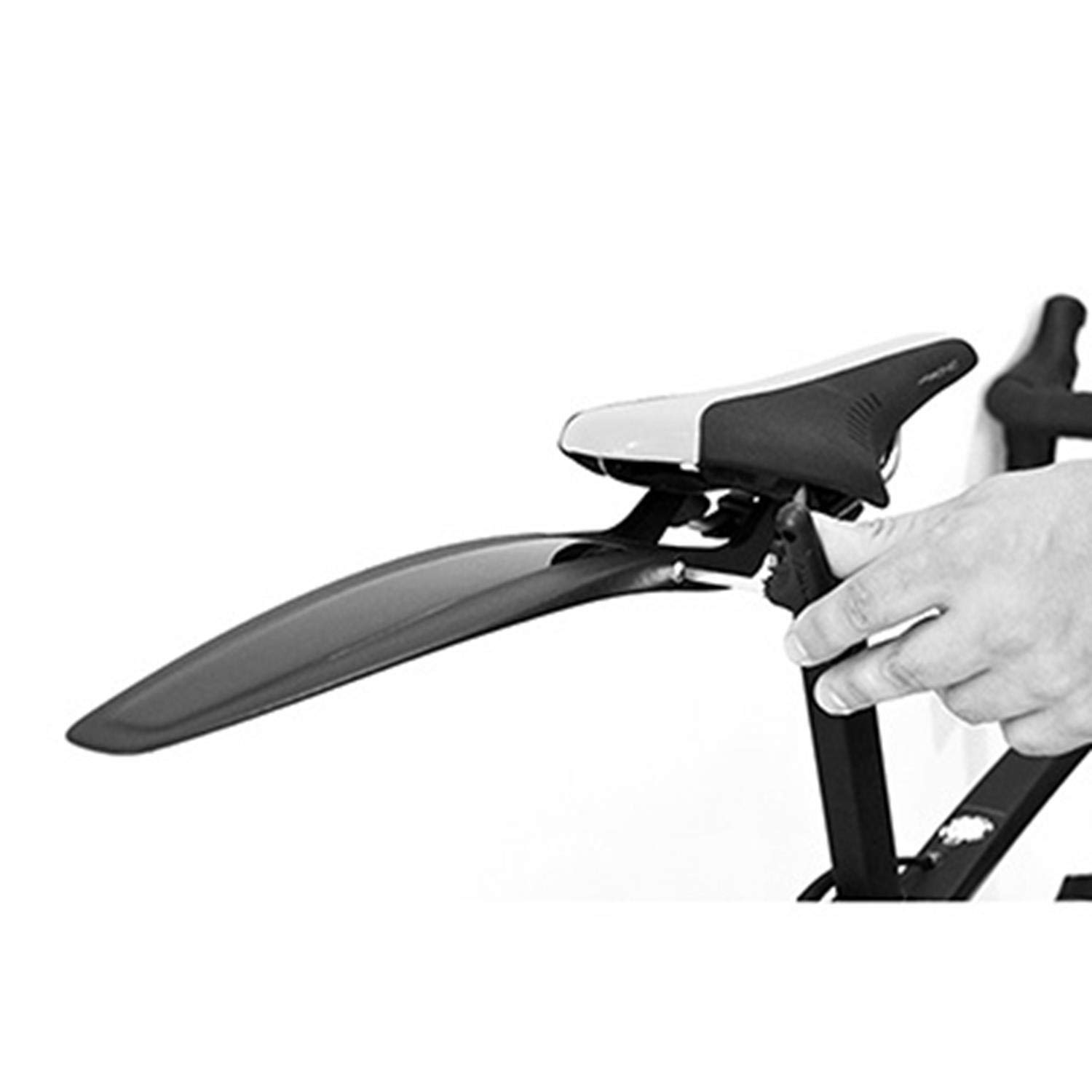 POLISPORT 8623600001 - Garde-Boue arrière S-Mud modèle Universel Court pour Gravel et vélos de Route avec Roues de 28